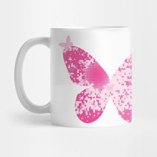 Pink Butterfly Vector Mug